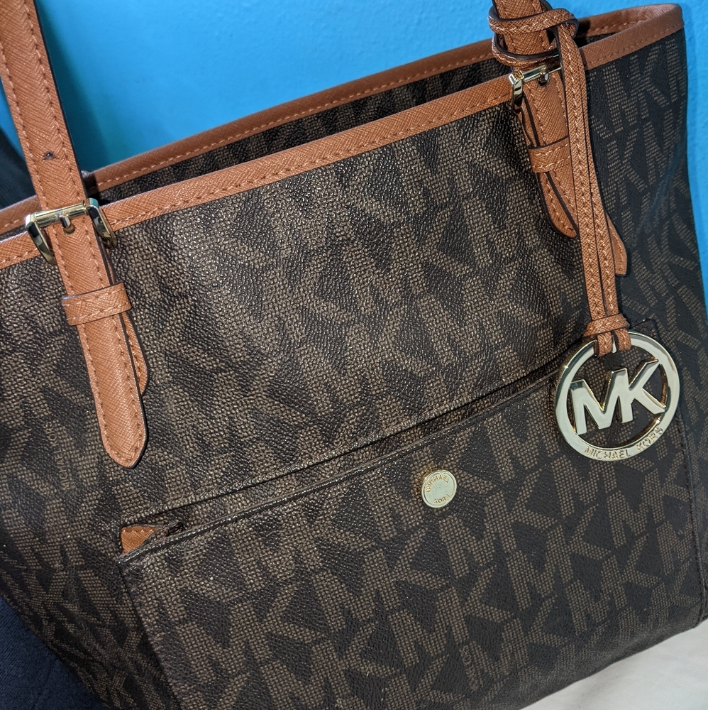 MK signature monogram purse